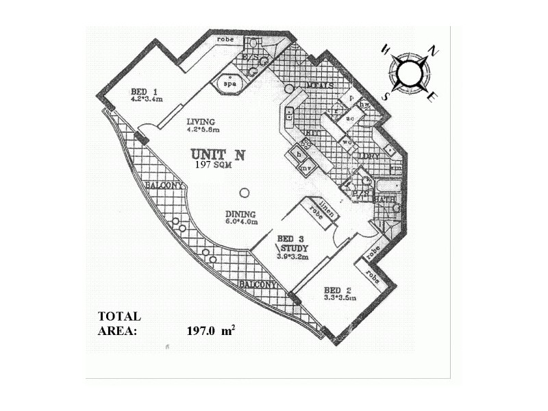 N/35 Howard Street, Brisbane City QLD 4000 Floorplan