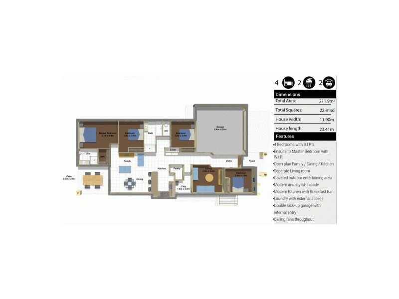 26 Cottrell Drive, Pimpama QLD 4209 Floorplan