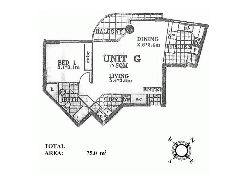 8G 35 Howard Street, Brisbane City QLD 4000 Floorplan