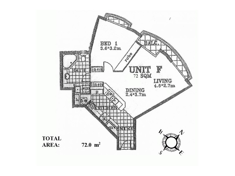 7F 35 Howard Street, Brisbane City QLD 4000 Floorplan