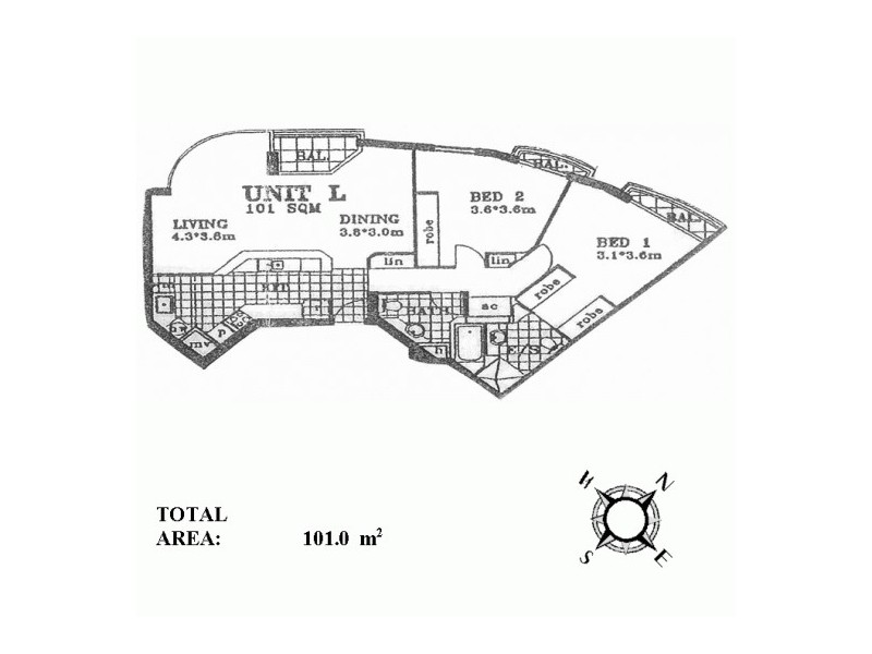 21L 35 Howard Street, Brisbane City QLD 4000 Floorplan