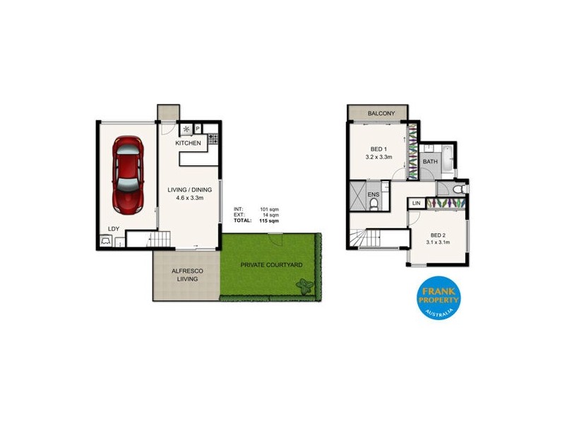 1/1210 Logan Road, Holland Park West QLD 4121 Floorplan