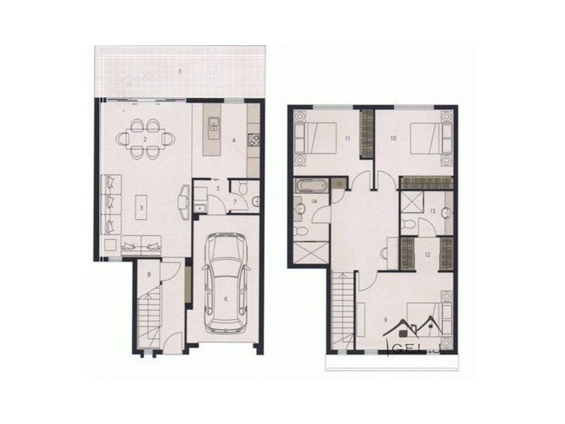 40/1 Belongil Street, Pacific Pines QLD 4211 Floorplan