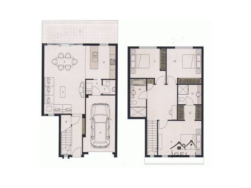 40/1 Belongil Street, Pacific Pines QLD 4211 Floorplan