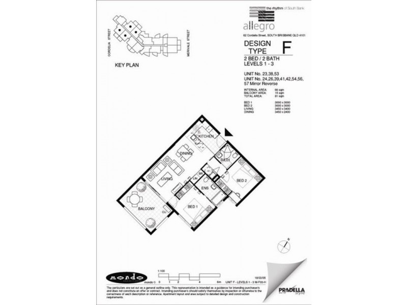 62 Cordelia Street, South Brisbane QLD 4101 Floorplan