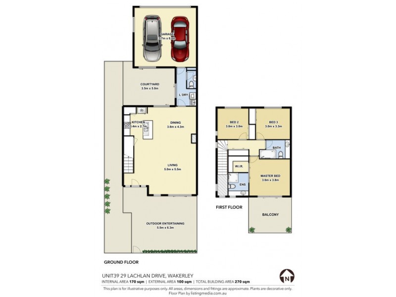39/29 Lachlan Drive, Wakerley QLD 4154 Floorplan