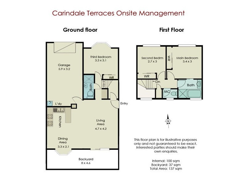 58/1230 Creek Road, Carina Heights QLD 4152 Floorplan