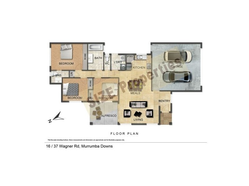 16/37 Wagner Road, Murrumba Downs QLD 4503 Floorplan