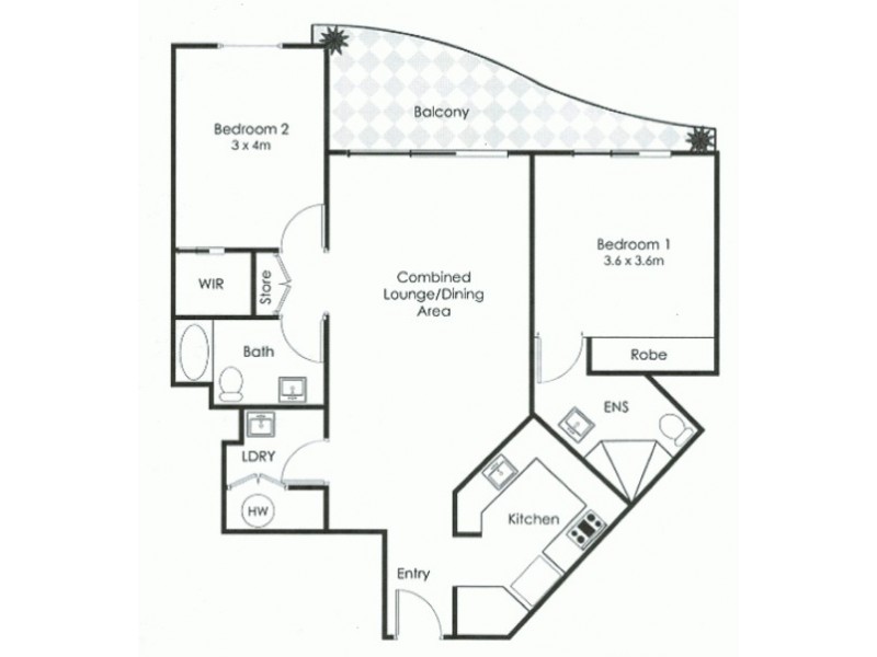 5B 35 Howard Street, Brisbane City QLD 4000 Floorplan