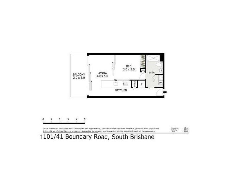1101/45 1101/45 BOUNDARY ST, South Brisbane QLD 4101