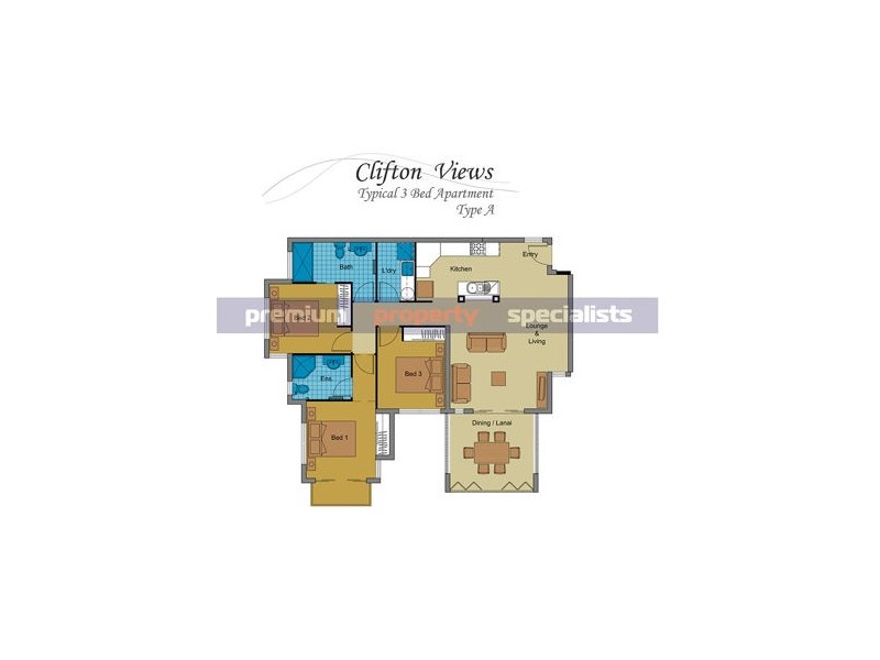 Block 24 40 Clifton Road, Clifton Beach QLD 4879 Floorplan