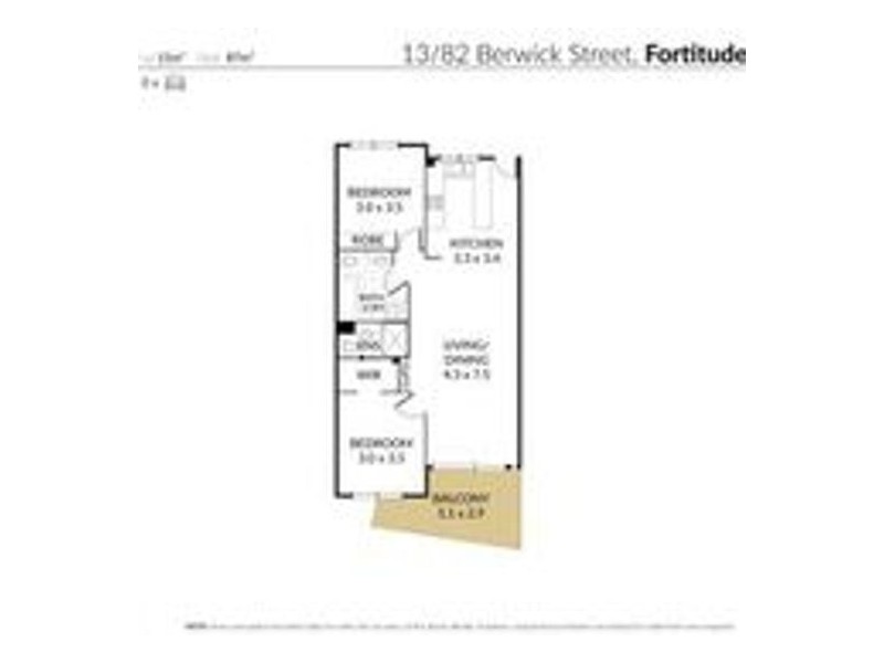 82 Berwick Street, Fortitude Valley QLD 4006 Floorplan