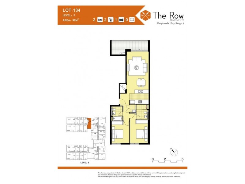 D4302/ 1 Hamilton Crescent, Ryde NSW 2112 Floorplan