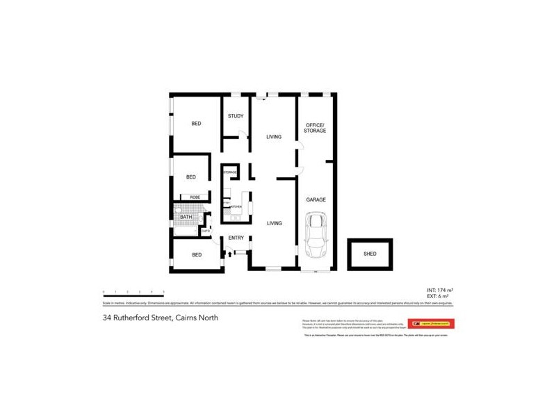 34 Rutherford Street, Cairns North QLD 4870 Floorplan