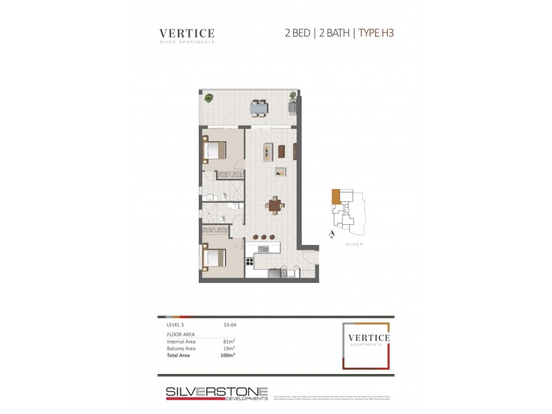 2304/8 Lochaber Street, Dutton Park QLD 4102 Floorplan