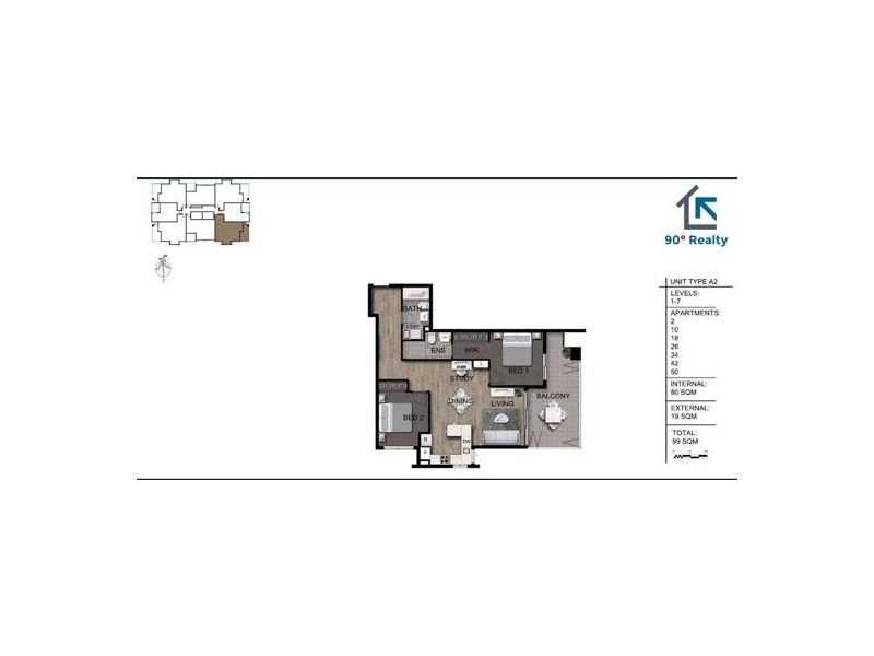 42 / 25-29 Regent Street, Woolloongabba QLD 4102 Floorplan