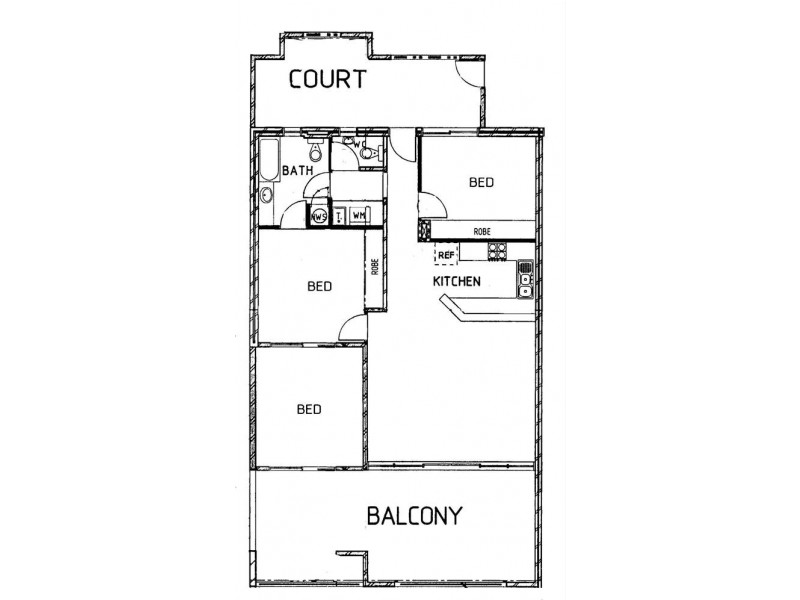 19 42 Chermside St, Teneriffe QLD 4005 Floorplan