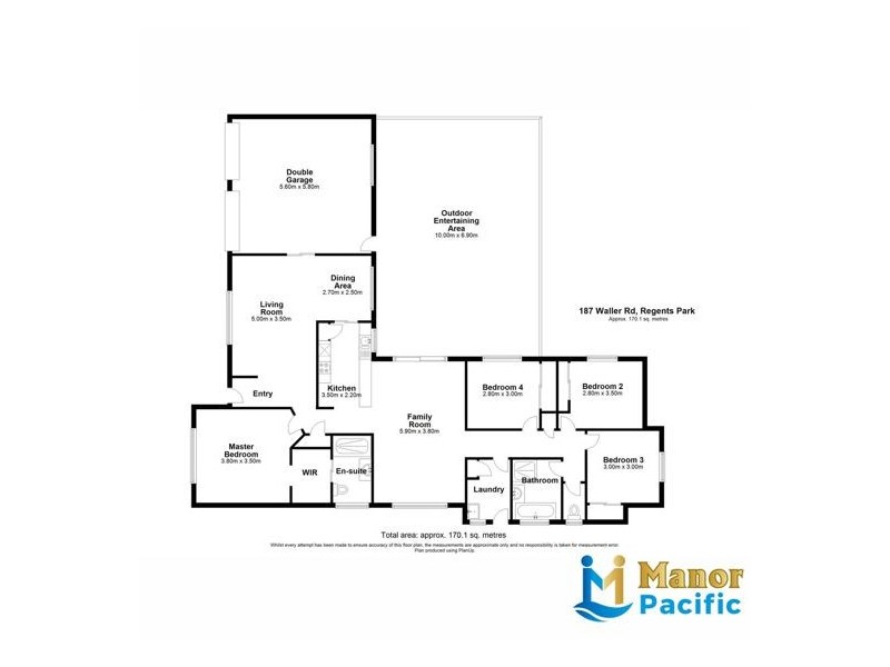 187 Waller Road, Regents Park QLD 4118 Floorplan