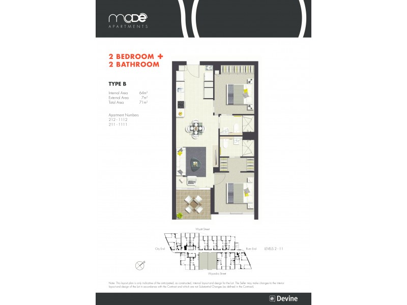 9K 42 Wyandra Street, Newstead QLD 4006 Floorplan