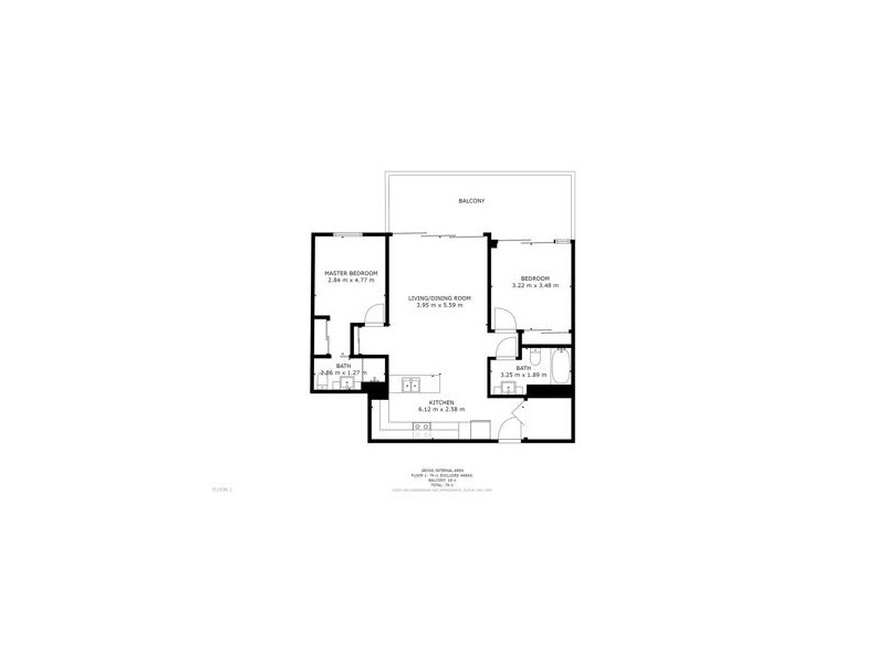 2403/12 Executive Drive, Burleigh Waters QLD 4220 Floorplan