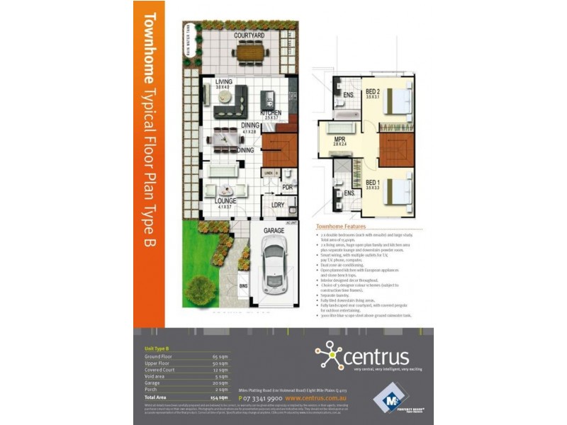 61/37 Slobodian ave, Eight Mile Plains QLD 4113 Floorplan