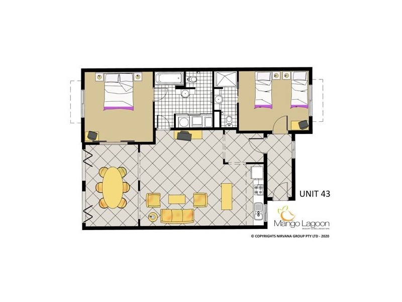 43/81-85 Cedar Road, Palm Cove QLD 4879 Floorplan