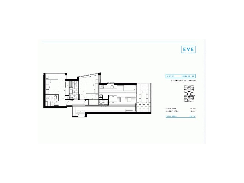 22 Merivale Street, South Brisbane QLD 4101 Floorplan