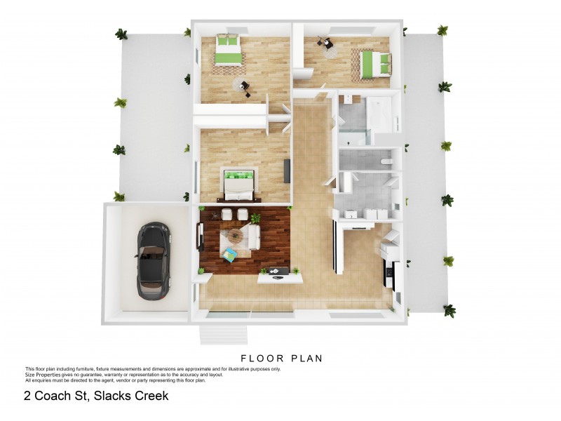 2 Coach Street, Slacks Creek QLD 4127 Floorplan