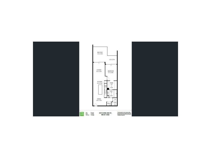28/5 Duncan Street, West End QLD 4101 Floorplan