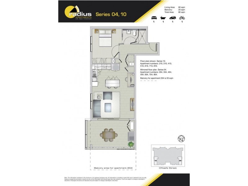 310/48 O’Keefe Street, Woolloongabba QLD 4102 Floorplan