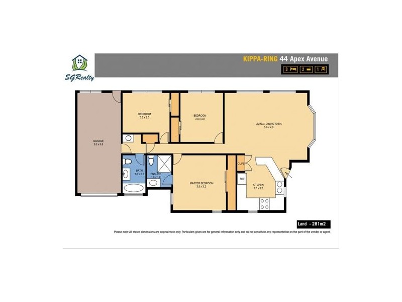 44 Apex Avenue, Kippa-ring QLD 4021 Floorplan