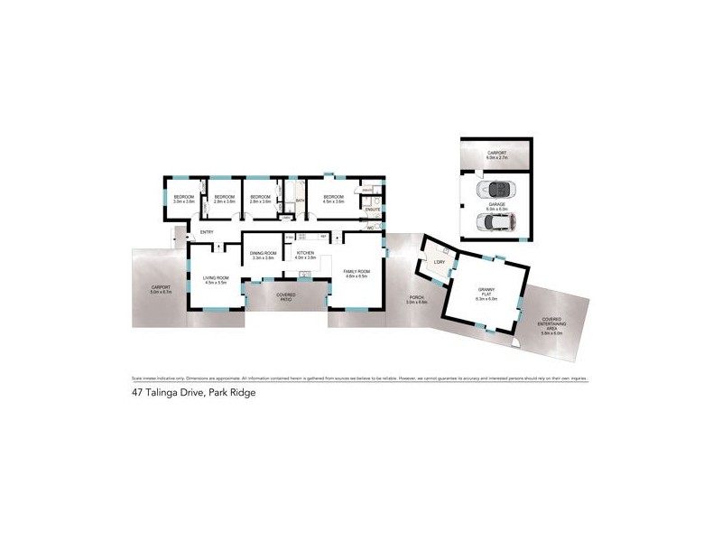 47 Talinga Drive, Park Ridge QLD 4125 Floorplan