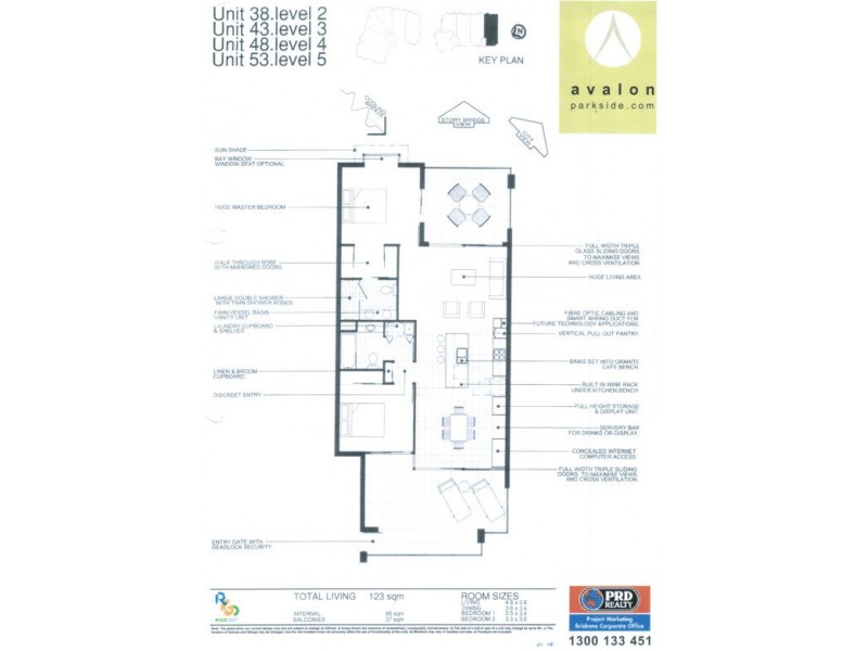 53 / 451 Gregory Terrace, Spring Hill QLD 4000 Floorplan