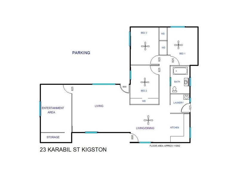 23 KARABIL STREET, Kingston QLD 4114 Floorplan