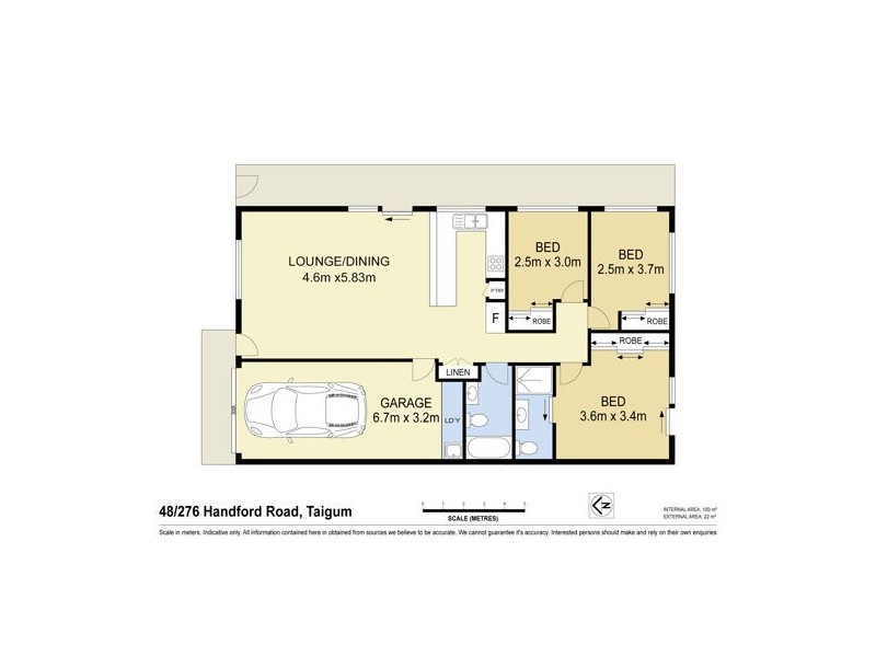 48/276 Handford Rd, Taigum QLD 4018 Floorplan