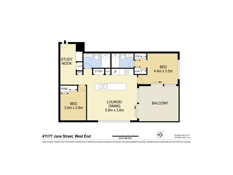 411/77 Jane Street, West End QLD 4101