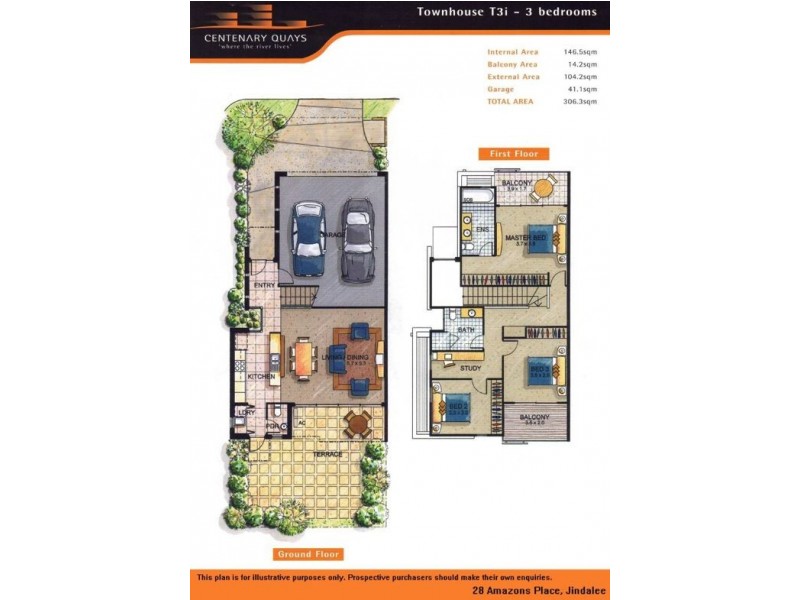 Unit 27/28 Amazons Place, Jindalee QLD 4074 Floorplan