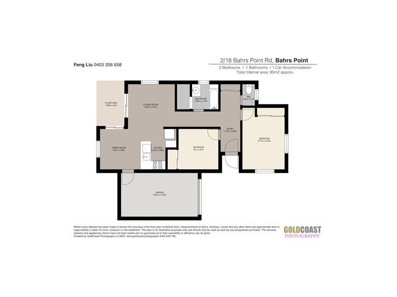2/18 Bahrs Point Drive, Bahrs Scrub QLD 4207 Floorplan