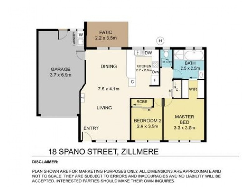 Unit 111 18 Spano Street, Zillmere QLD 4034 Floorplan