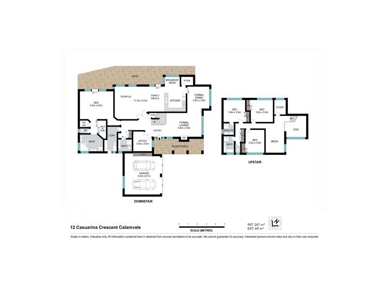 12 CASUARINA CRESCENT, Calamvale QLD 4116 Floorplan
