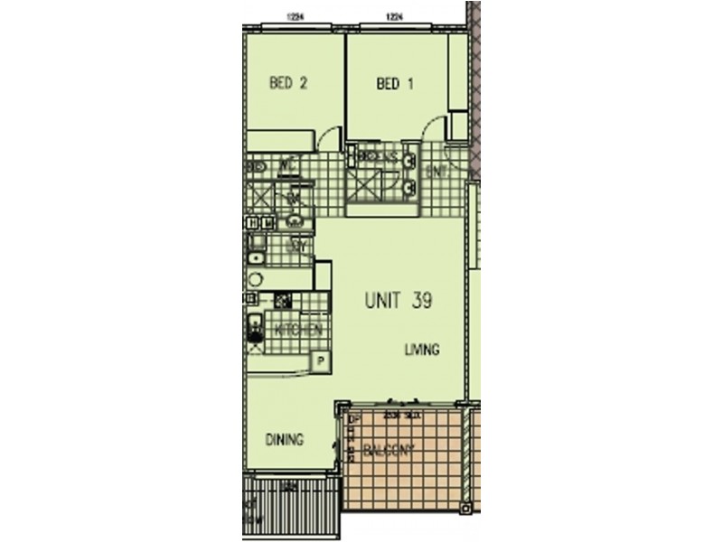 39/2 Acacia Court, Robina QLD 4226 Floorplan