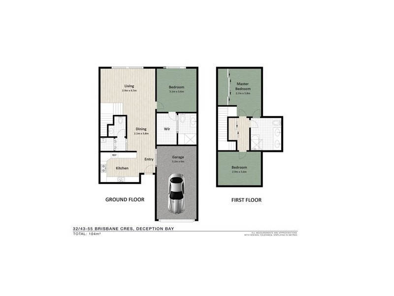 32 /43-55 Brisbane Crescent, Deception Bay QLD 4508 Floorplan