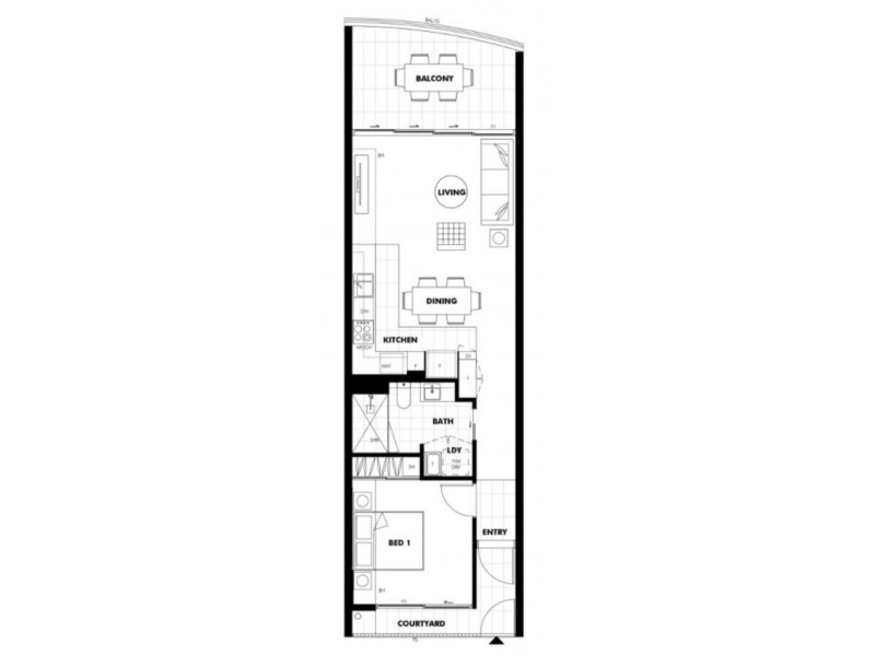 707 125 Station Road, Indooroopilly QLD 4068 Floorplan