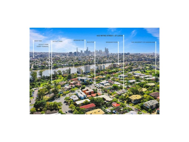 4/22 Mitre Street, St Lucia QLD 4067