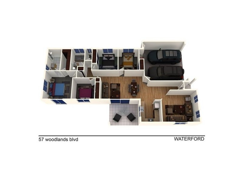 57 WOODLANDS BOULEVARD, Waterford QLD 4133