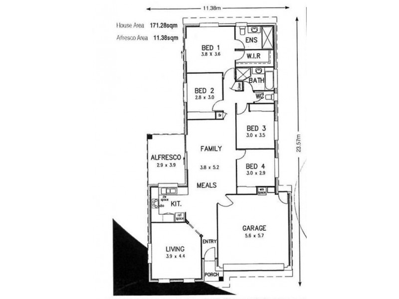 57 WOODLANDS BOULEVARD, Waterford QLD 4133 Floorplan