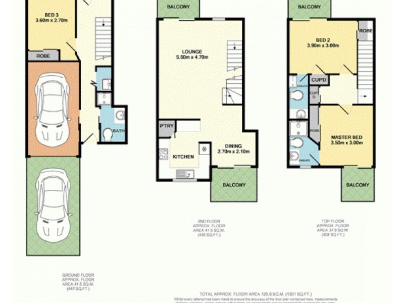 5/18 Geraldton Drive, Varsity Lakes QLD 4227 Floorplan