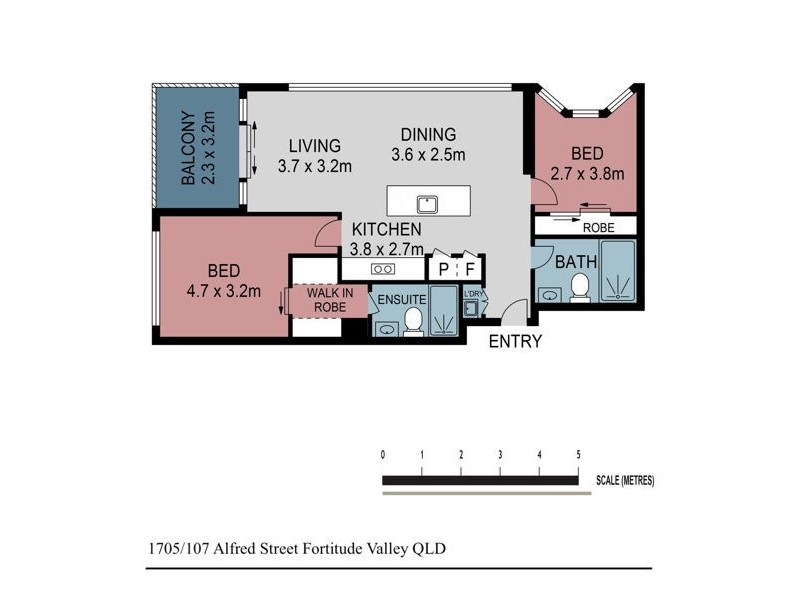 107 Alfred Street, Fortitude Valley QLD 4006 Floorplan