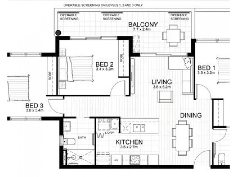 55 12 Sanders St, Upper Mount Gravatt QLD 4122 Floorplan