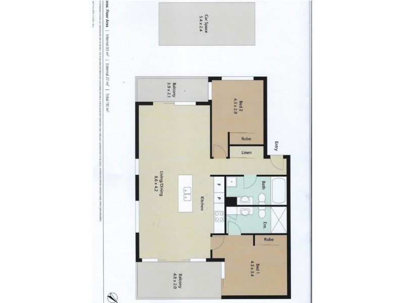 3/1 Linear Drive, Mango Hill QLD 4509 Floorplan